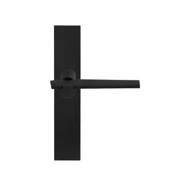 Deurkruk Zwart Bertram Beerbaum Tense op blind deurschild BB100P236SFC